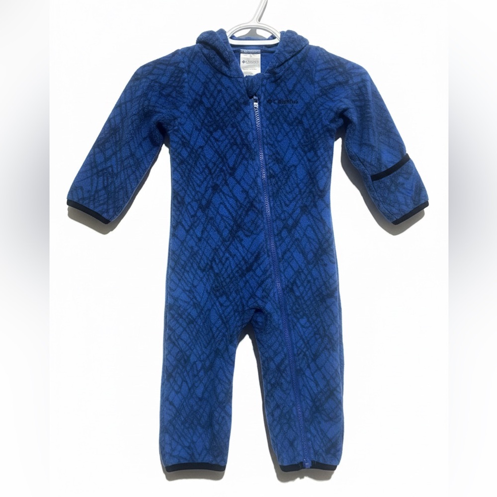 Columbia Kids Patterned Blue Footie